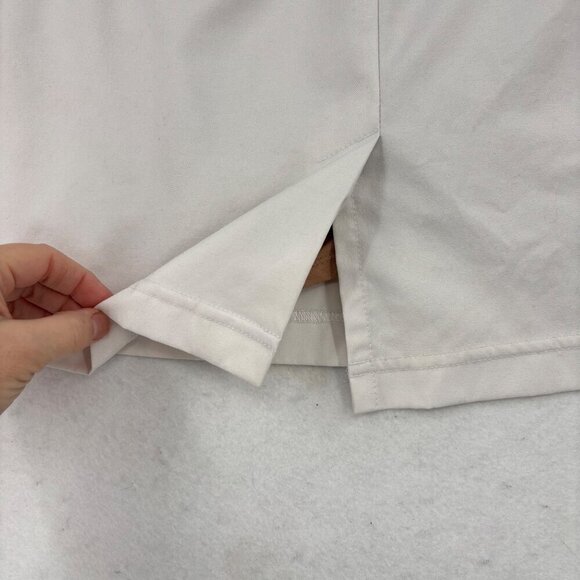 Tail Tech Golf Skort Size 8 White Black Skirt Built In Shorts Pockets Stretch - Picture 7 of 12